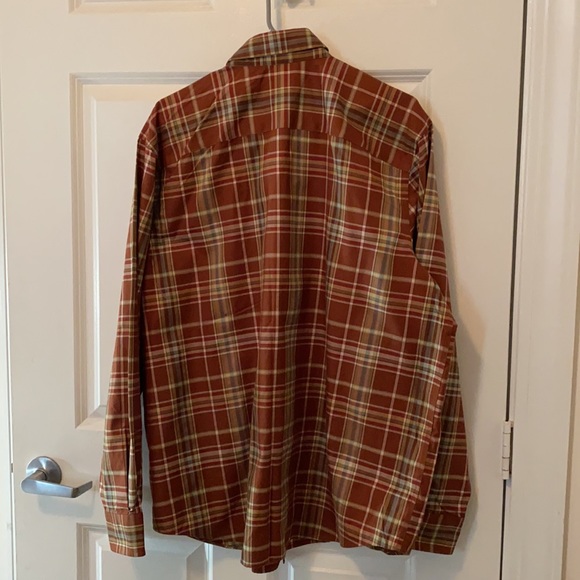 Eddie Bauer Wrinkle & Stain Resistant Men’s Button down Collared Dress Shirt XL - Picture 4 of 6